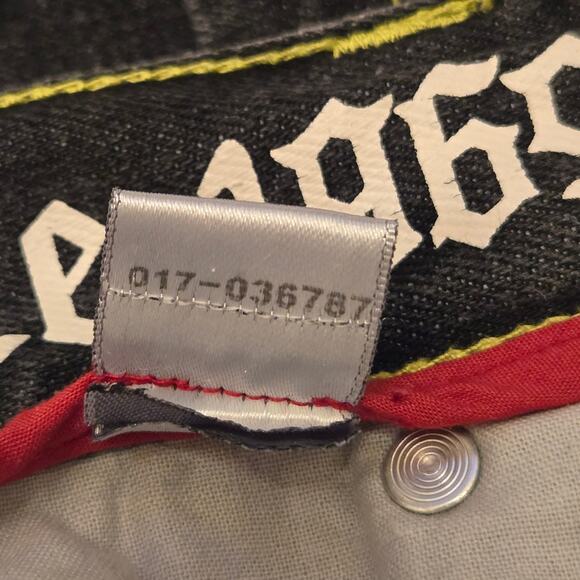 Vintage Coogi Jeans Size 40x32 Embroidered Indian Headdress Black Denim *read* - Picture 9 of 16